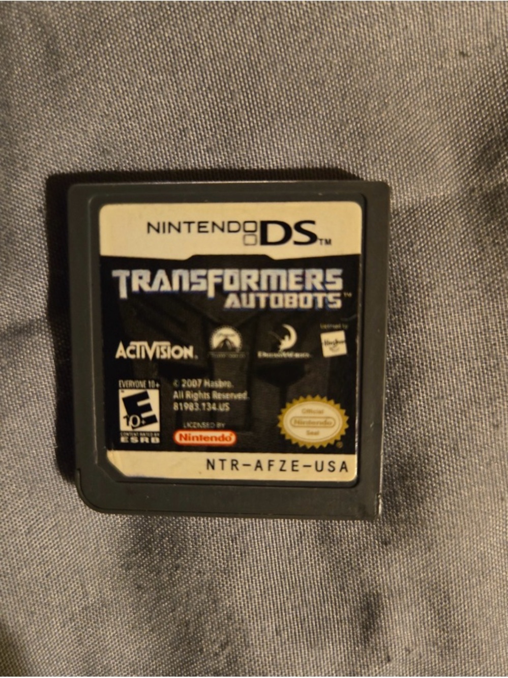 Transformers Ds game